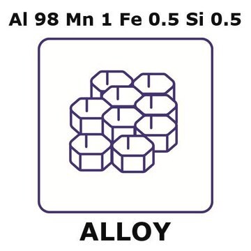 Aluminum alloy 3003 honeycomb, thickness 20&#160;mm, Al98%/Mn 1%/Fe 0.5%/Si 0.5%, size 300 × 300&#160;mm, cell size 12.7&#160;mm