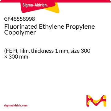 Fluorinated Ethylene Propylene Copolymer (FEP), film, thickness 1&#160;mm, size 300 × 300&#160;mm