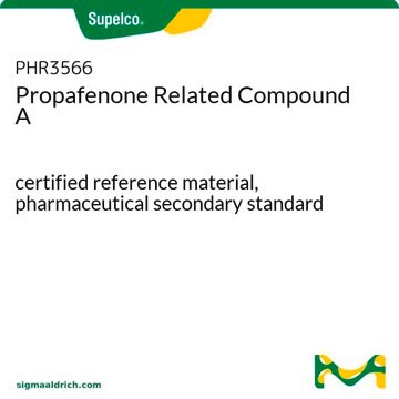 Propafenone Related Compound A certified reference material, pharmaceutical secondary standard