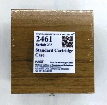 Standard cartridge case NIST&#174; SRM&#174; 2461