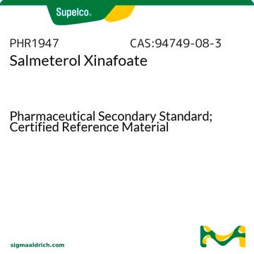 Salmeterol Xinafoate Pharmaceutical Secondary Standard; Certified Reference Material