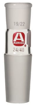 Aldrich&#174; reducing adapter female joint: ST/NS 24/40, male joint: ST/NS 34/45