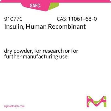 Insulin, Human Recombinant for research or for further manufacturing use, dry powder