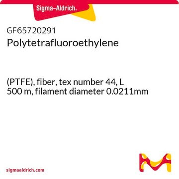 Polytetrafluoroethylene (PTFE), fiber, tex number 44, L 500&#160;m, filament diameter 0.0211mm