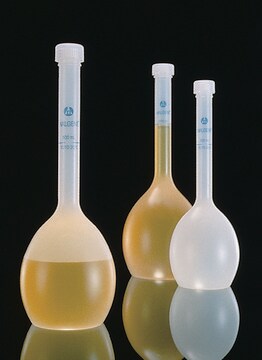 Nalgene&#174; volumetric flask volume 50&#160;mL, accuracy: 0.10&#160;mL, translucent polypropylene copolymer (PPCO)