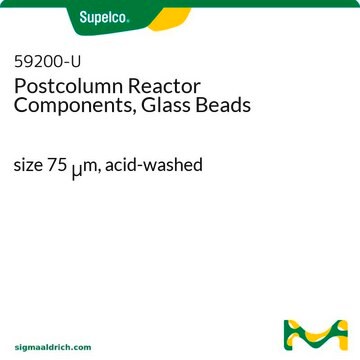 Postcolumn Reactor Components, Glass Beads size 75&#160;&#956;m, acid-washed