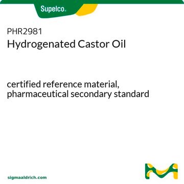 Hydrogenated Castor Oil certified reference material, pharmaceutical secondary standard