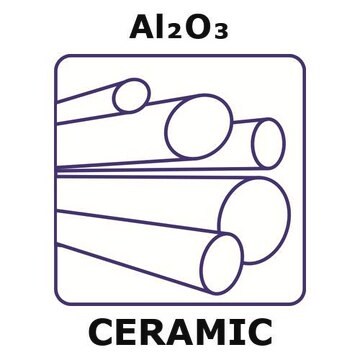 Alumina rod, 2.0&#160;mm diameter, length 2 mm, purity 99%