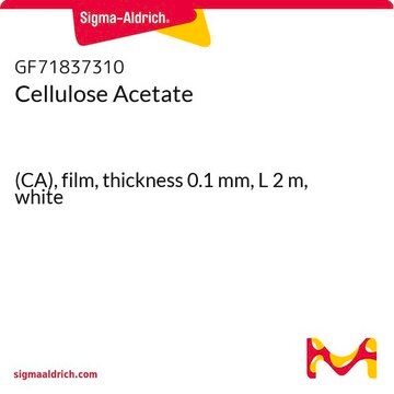 Cellulose Acetate (CA), film, thickness 0.1&#160;mm, L 2&#160;m, white