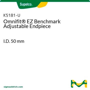 Omnifit&#174; EZ Benchmark Adjustable Endpiece I.D. 50&#160;mm