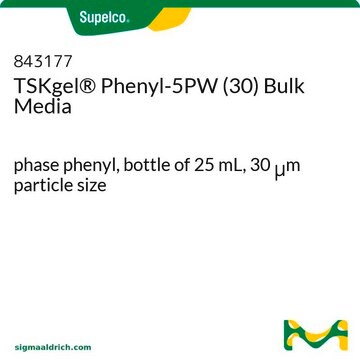 TSKgel® Phenyl-5PW (30) Bulk Media phase phenyl, bottle of 25 mL, 30 μm particle size