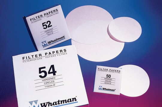 Whatman&#174; quantitative filter paper, hardened low-ash, Grade 52 circles, diam. 240&#160;mm, pack of 100