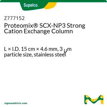 Proteomix&#174; SCX-NP3 Strong Cation Exchange Column L × I.D. 15&#160;cm × 4.6&#160;mm, 3&#160;&#956;m particle size, stainless steel