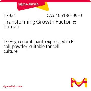 Transforming Growth Factor-&#945; human TGF-&#945;, recombinant, expressed in E. coli, powder, suitable for cell culture