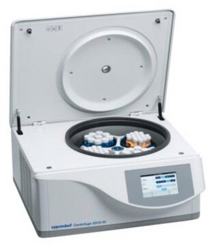 Eppendorf&#174; Centrifuge 5910 Ri G refrigerated, with Rotor S-4xUniversal, incl. universal buckets and adapters for 5 mL/15 mL/50 mLconical tubes and plates, AC/DC input 120 V, 50 - 60 Hz, US 3-pin plug