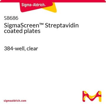 SigmaScreen&#8482; Streptavidin coated plates 384-well, clear
