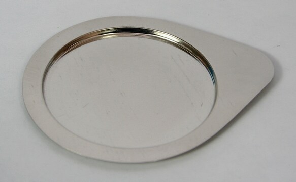 Platinum evaporating dish lid Fits 20 mL dish