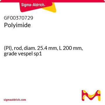 Polyimide (PI), rod, diam. 25.4&#160;mm, L 200&#160;mm, grade vespel sp1