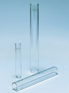 Pyrex&#174; Test tubes, without rim, medium wall 22&#160;mL