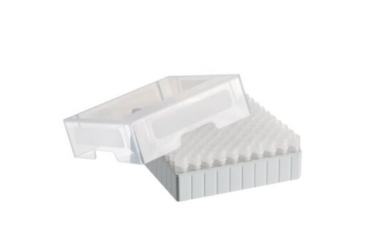 Storage Box for Eppendorf&#174; Tubes size 10 × 10, Holds 100 x cryotubes