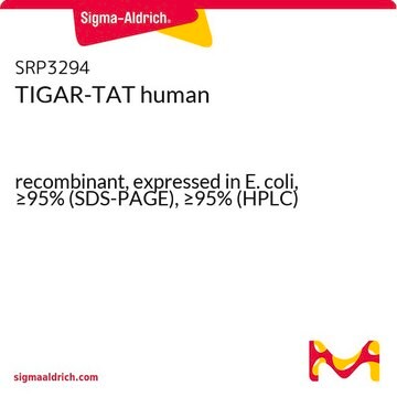 TIGAR-TAT human recombinant, expressed in E. coli, &#8805;95% (SDS-PAGE), &#8805;95% (HPLC)