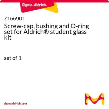 Screw-cap, bushing and O-ring set for Aldrich&#174; student glass kit set of 1