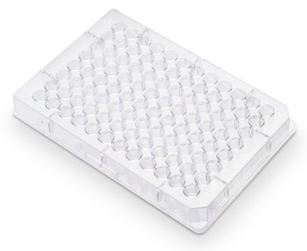 Multiscreen&#174; 96 well Plate, solid bottom U-bottom clear polystyrene plate, non-sterile, pkg of 100&#160;plates