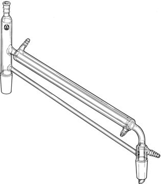 Aldrich&#174; short-path distillation head with jacketed condenser Joints: ST/NS 24/40 (2), thermometer joint: ST/NS 10/30