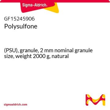Polysulfone (PSU), granule, 2&#160;mm nominal granule size, weight 2000&#160;g, natural