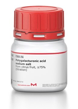 Polygalacturonic acid sodium salt from citrus fruit, &#8805;75% (titration)