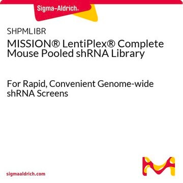 MISSION&#174; LentiPlex&#174; Complete Mouse Pooled shRNA Library For Rapid, Convenient Genome-wide shRNA Screens