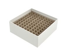 Freezer box W × L 2&#160;in. × 2&#160;in., to hold, 81&#160;tube(s)