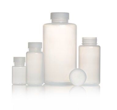 Azlon&nbsp;Polypropylene Wide Neck Round Bottles with Screw Cap round translucent polypropylene bottle, capacity 100&#160;mL