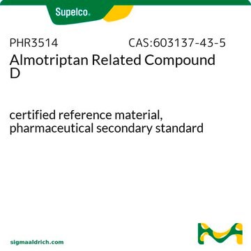 Almotriptan Related Compound D certified reference material, pharmaceutical secondary standard