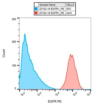 Monoclonal Anti-EGFR PE produced in mouse