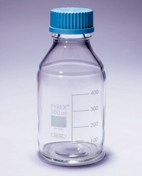 Pyrex&#174; Media-Lab Bottles, with cap and pouring ring, with printed trace code capacity 5000&#160;mL