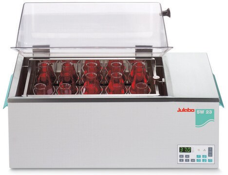 Julabo&#174; shaking water baths SW23, AC/DC input 230 V AC, useable volume 8-20&#160;L