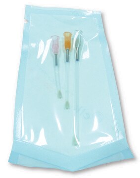 Animal feeding needle, sterile, disposable, PTFE w/SS bite protector size 17G, L × diam. 2&#160;in. × 2.4&#160;mm , ball