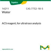 Water for ultratrace analysis, ACS reagent