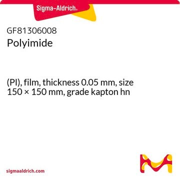 Polyimide (PI), film, thickness 0.05&#160;mm, size 150 × 150&#160;mm, grade kapton hn