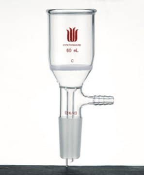 Synthware&#8482; Buchner funnel with inner joint 600 mL, joint: ST/NS 24/40, frit O.D. 90&#160;mm, porosity: coarse