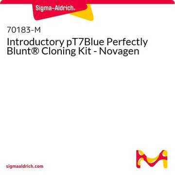 Introductory pT7Blue Perfectly Blunt&#174; Cloning Kit - Novagen