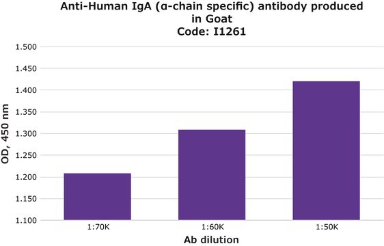 Anti-Human IgA (&#945;-chain specific) antibody produced in goat whole antiserum