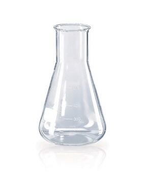 BRAND&#174; Erlenmeyer flask with beaded rim and graduation, wide mouth volume 1000&#160;mL