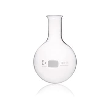 DURAN&#174; narrow mouth reaction flask with beaded rim glass flask, flask capacity (10,000&#160;mL), single neck, round bottom