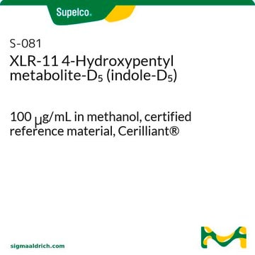 XLR-11 4-Hydroxypentyl metabolite-D5 (indole-D5) 100&#160;&#956;g/mL in methanol, certified reference material, Cerilliant&#174;