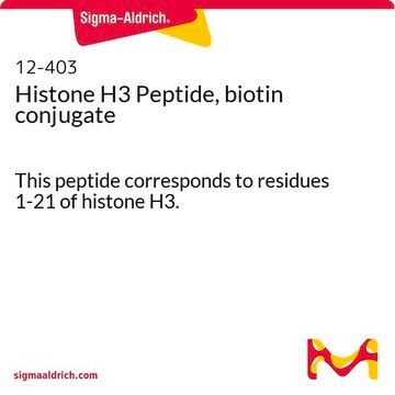 Histone H3 Peptide, biotin conjugate This peptide corresponds to residues 1-21 of histone H3.