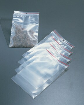 Zipper-top poly bag size 5&#160;in. × 8&#160;in.