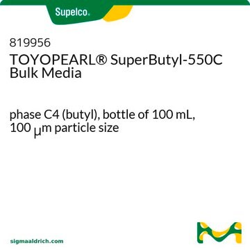 TOYOPEARL&#174; SuperButyl-550C Bulk Media phase C4 (butyl), bottle of 100&#160;mL, 100&#160;&#956;m particle size