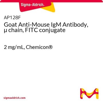 Goat Anti-Mouse IgM Antibody, &#181; chain, FITC conjugate 2&#160;mg/mL, Chemicon&#174;